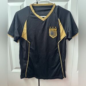 USA Black and Gold Men's Shirt